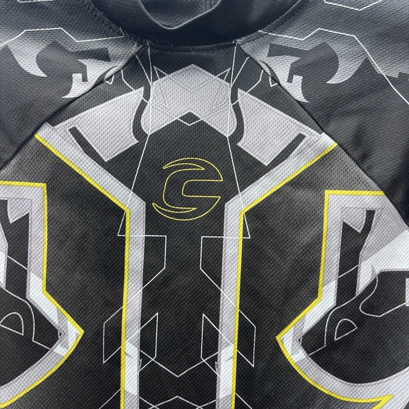 Cannondale Cycling Jersey Men’s Medium Black Yellow Graphic Chrono Race Fit USA - Picture 8 of 11